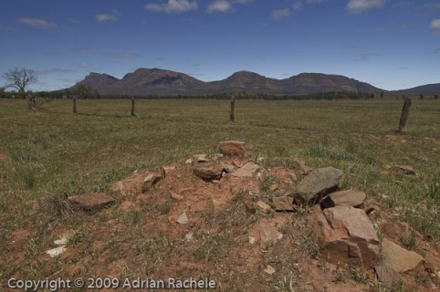 Wilpena Pound from the Ground